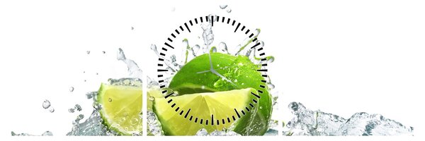 Obraz - Limes (z zegarem) (90x30 cm)
