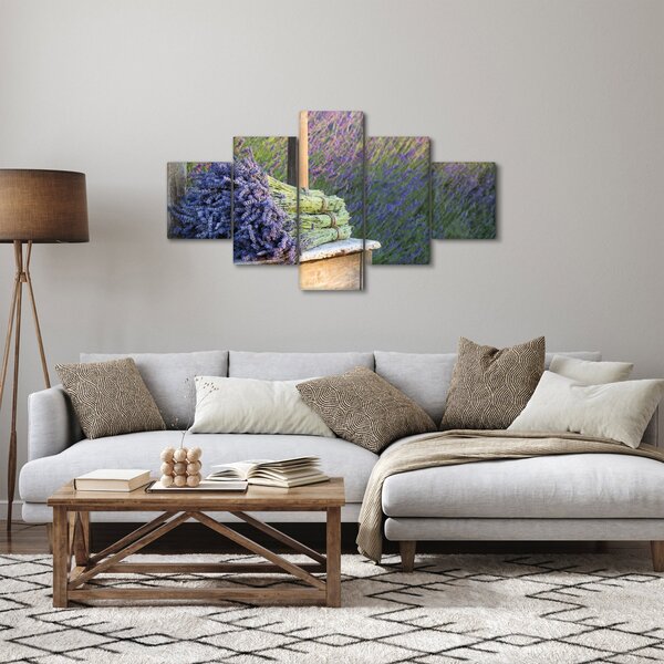 Obraz - Pęczki lawendy (125x70 cm)