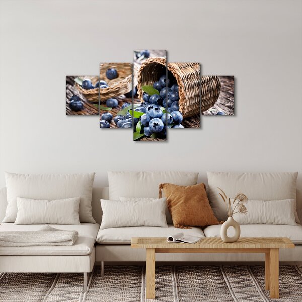Obraz - Soczyste jagody (125x70 cm)