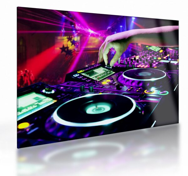 Obraz na szkle - DJ (70x50 cm)