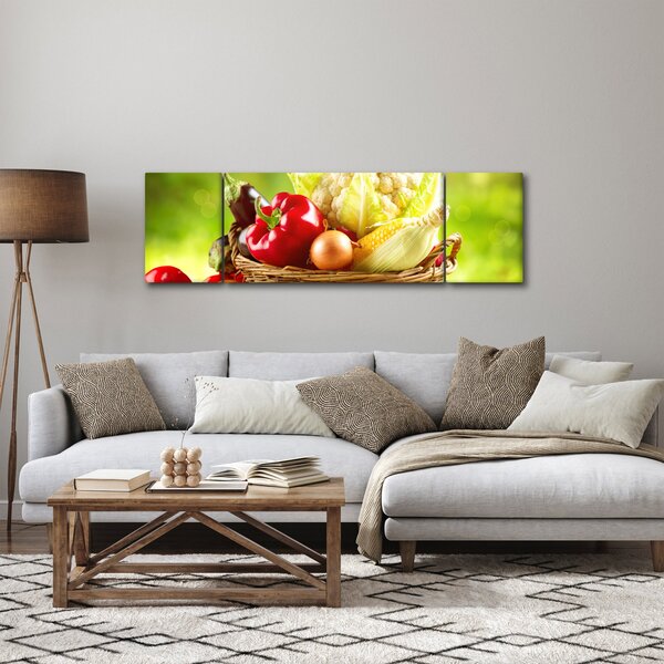 Obraz - Warzywa (170x50 cm)