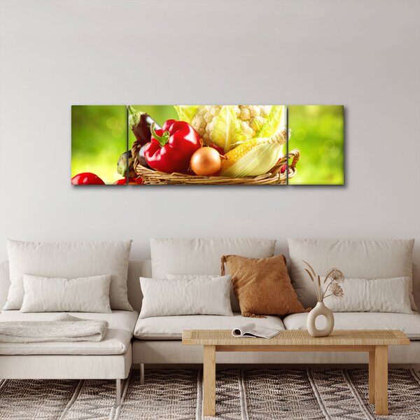 Obraz - Warzywa (170x50 cm)
