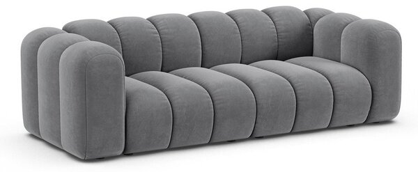 Jasnoszara sofa 228 cm Lupine – Micadoni Home