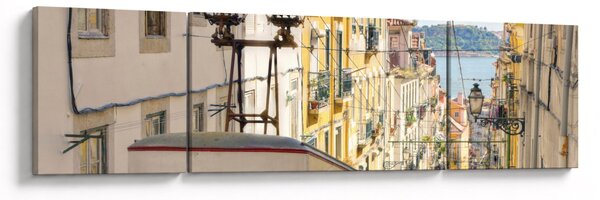 Obraz - Lizbona (170x50 cm)