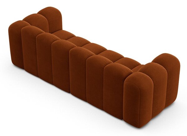 Pomarańczowa sofa 228 cm Lupine – Micadoni Home