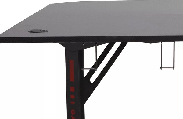 Narożne biurko B-219 czarne