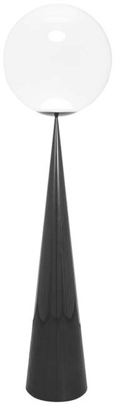 Tom Dixon - Globe Fat Lampa Podłogowa Opal/Black