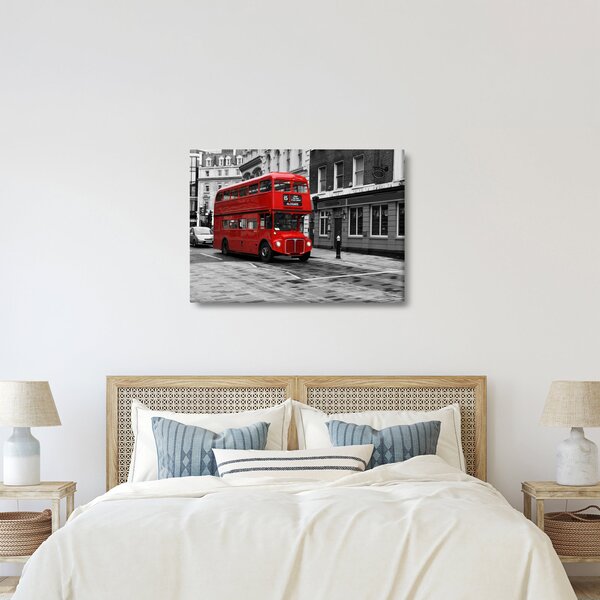 Obraz - Londyn z autobusem (70x50 cm)