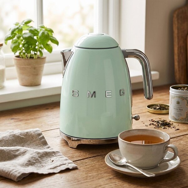 Jasnozielony czajnik elektryczny 1,7 l 50's Retro Style – SMEG