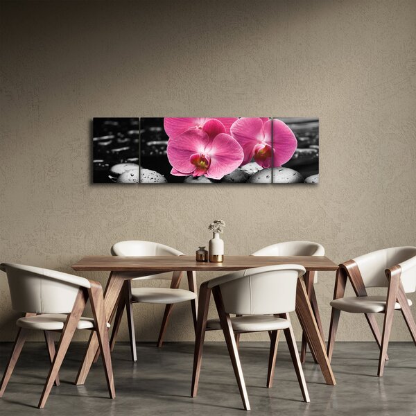 Obraz - Różowe orchidee (170x50 cm)