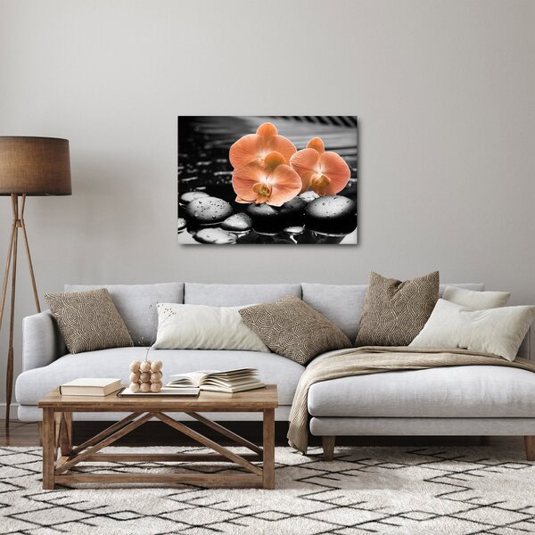 Obraz - Pomarańczowe orchidee (70x50 cm)