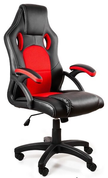 Gamingowy fotel Dynamiq V7 czarno-czerwony