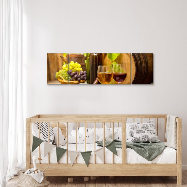 Obraz - Wina (170x50 cm)