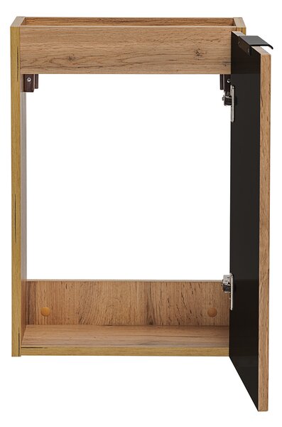 Szafka pod umywalkę w kolorze dębu 40 cm T9-W46