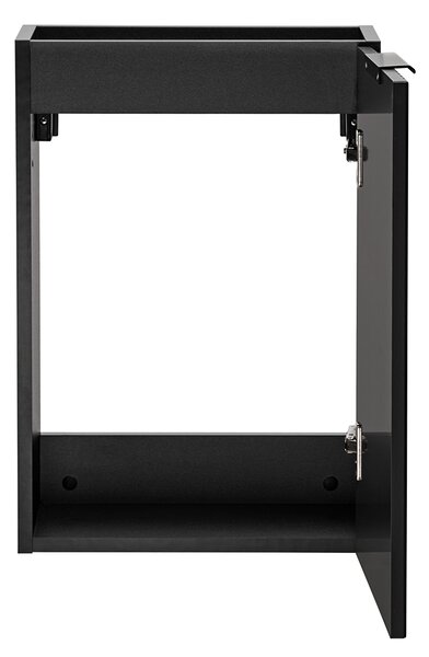 Czarna szafka pod umywalkę 40 cm G3-R38