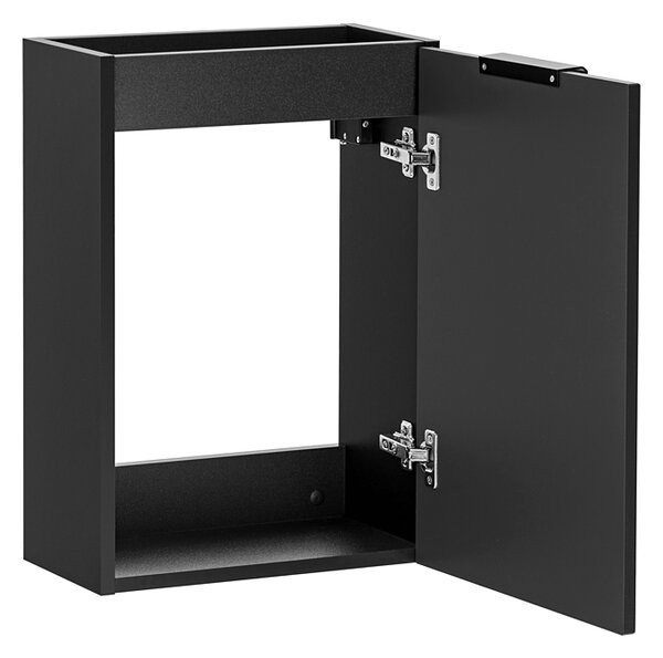 Czarna szafka pod umywalkę 40 cm G3-R38