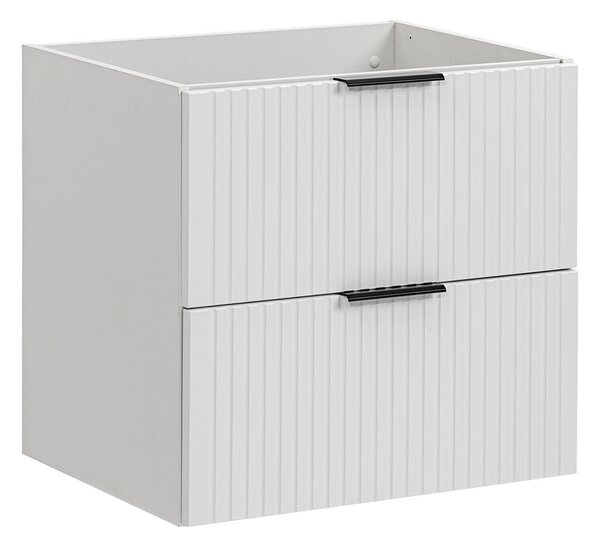 Biała szafka pod umywalkę 60 cm - Iconic 3X