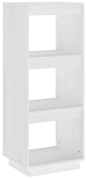 Biały regał drewniany z 3 półkami - Wajos 3X