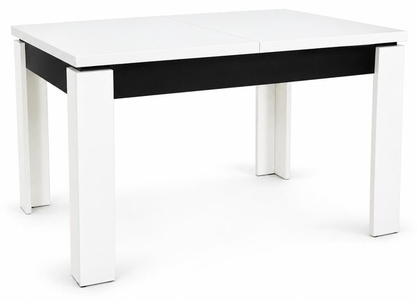 INSPIRO Stół rozkładany C-4 80 × 120–160 cm biały / czarny