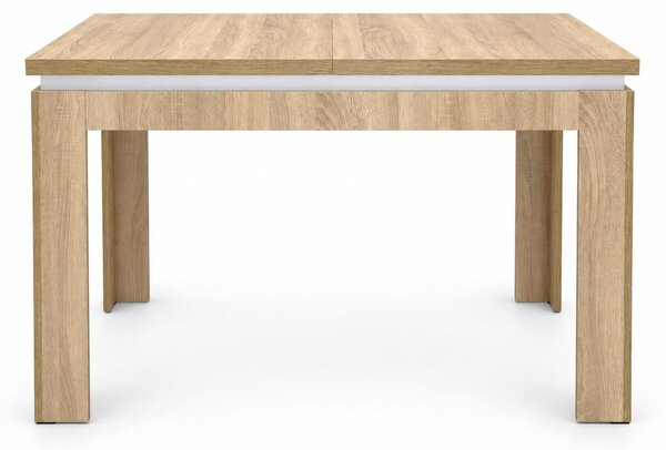 INSPIRO Stół rozkładany C-6 80 × 120–160 cm dąb Sonoma / biały