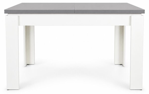 INSPIRO Stół rozkładany C-4 80 × 120–160 cm biały / szary