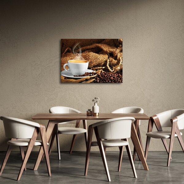 Obraz - Filiżanka kawy (70x50 cm)