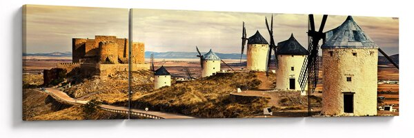 Obraz - Wiatraki (170x50 cm)