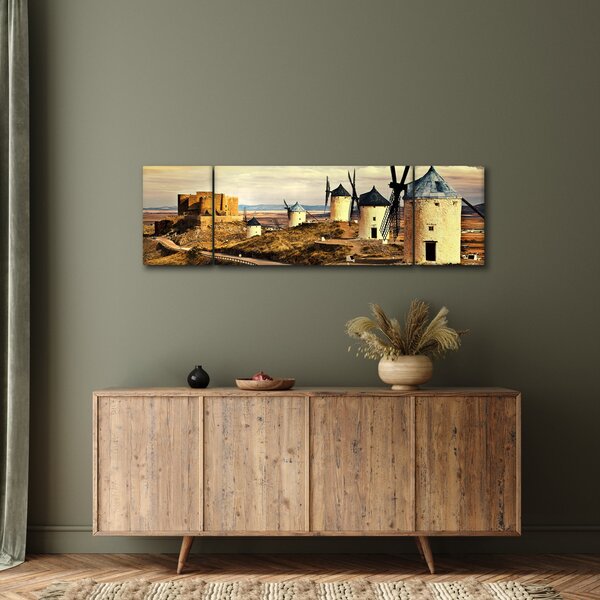 Obraz - Wiatraki (170x50 cm)