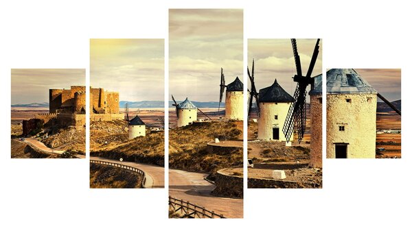 Obraz - Wiatraki (125x70 cm)