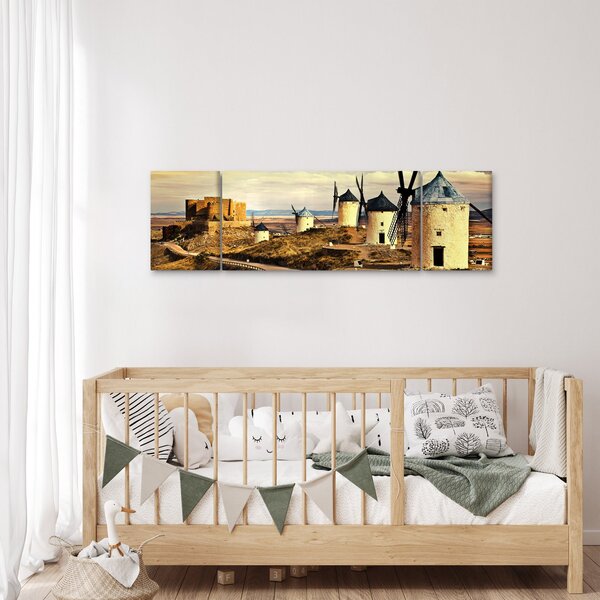Obraz - Wiatraki (170x50 cm)