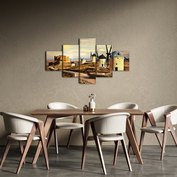 Obraz - Wiatraki (125x70 cm)