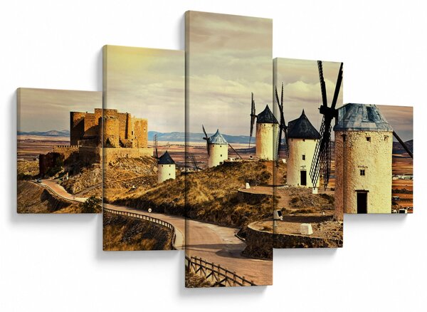Obraz - Wiatraki (125x70 cm)