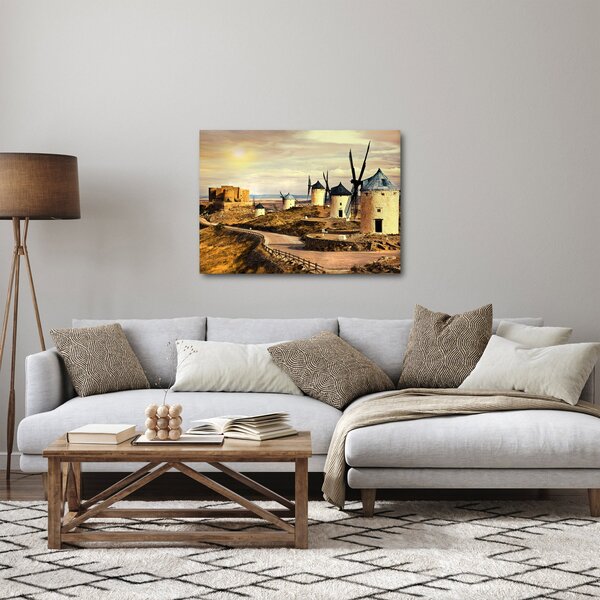 Obraz - Wiatraki (70x50 cm)
