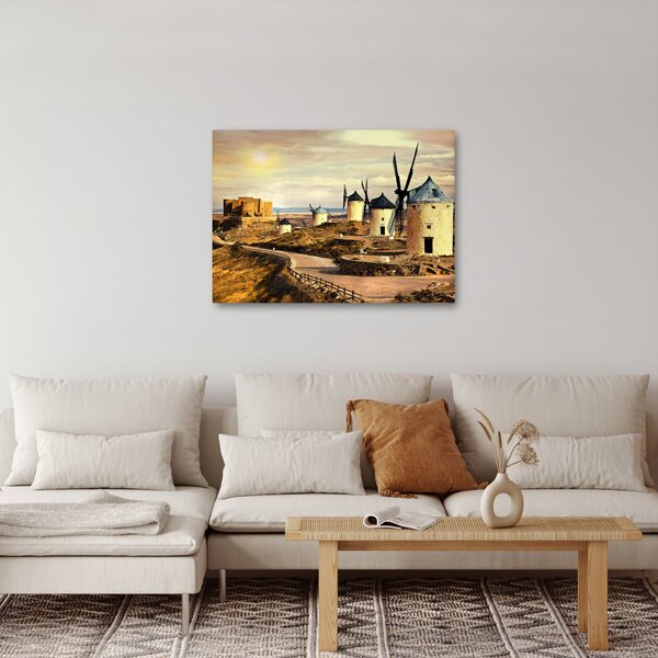 Obraz - Wiatraki (70x50 cm)