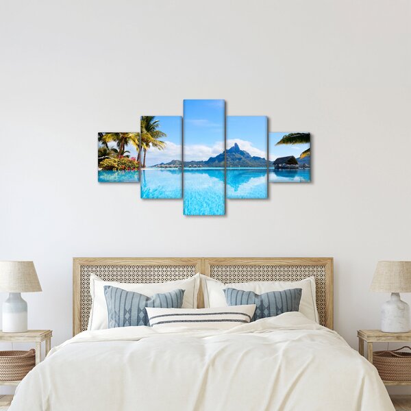 Obraz - Palmy i plaże (125x70 cm)