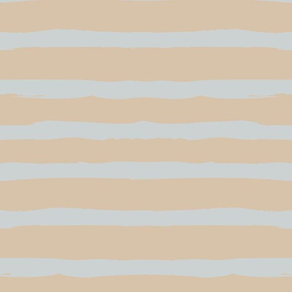 Tapeta do pokoju dziecka Irregular Stripes Beige Blue