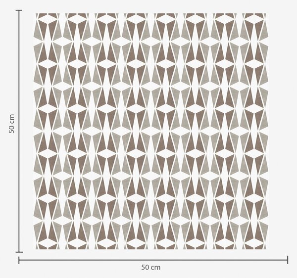 Tapety Mozaika rombów w taupe, Tapety Abstrakcyjne, a00905 : Uwalls.pl