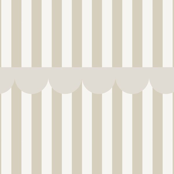 Tapeta do pokoju dziecka Rustic Beige White