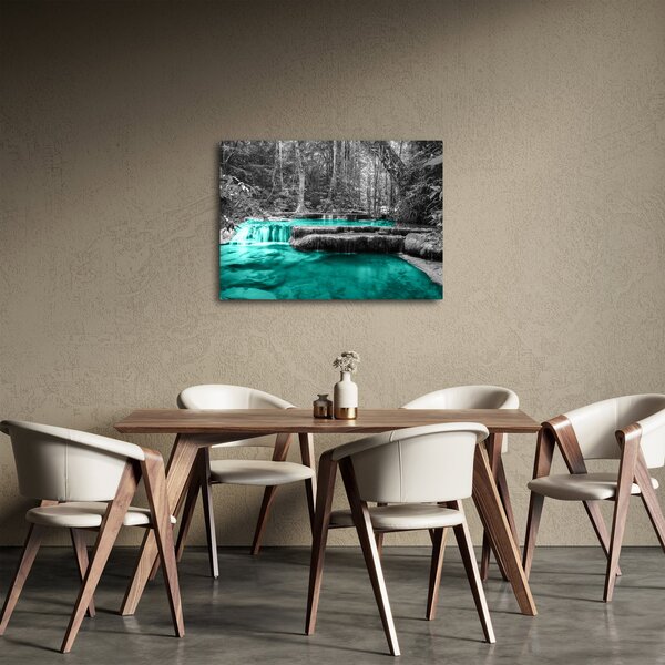 Obraz - Zimowa rzeka (70x50 cm)
