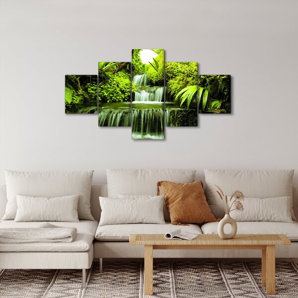 Obraz - Indonezyjskie wodospady (125x70 cm)