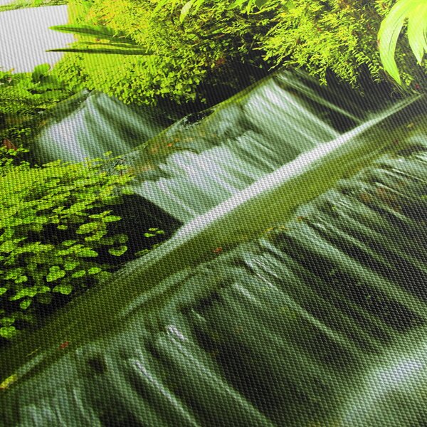 Obraz - Indonezyjskie wodospady (170x50 cm)