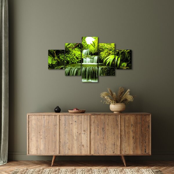 Obraz - Indonezyjskie wodospady (125x70 cm)