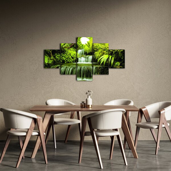 Obraz - Indonezyjskie wodospady (125x70 cm)