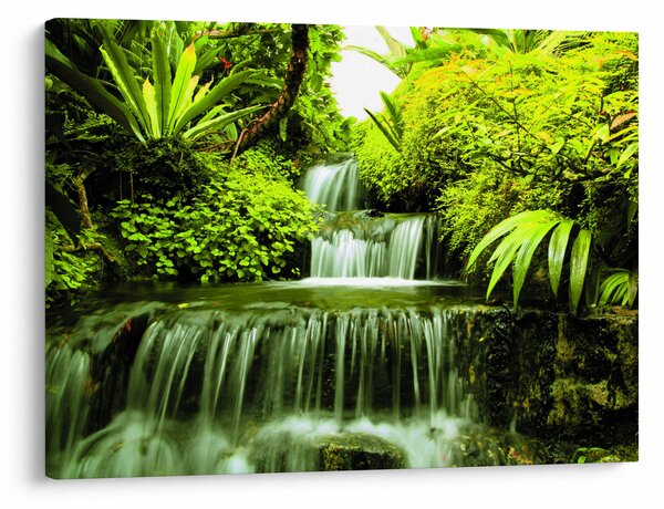 Obraz - Indonezyjskie wodospady (70x50 cm)