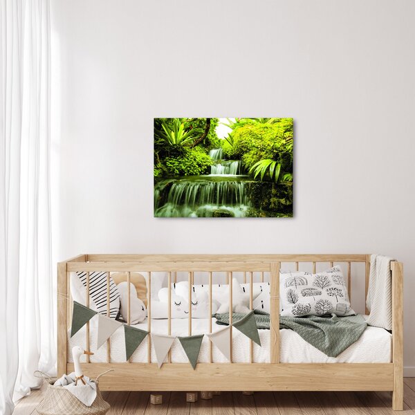 Obraz - Indonezyjskie wodospady (70x50 cm)