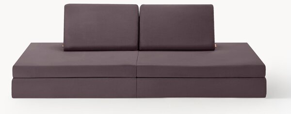 Ręcznie wykonana sofa modułowa z aksamitu dla dzieci Mila