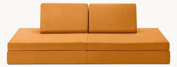 Ręcznie wykonana sofa modułowa z aksamitu dla dzieci Mila