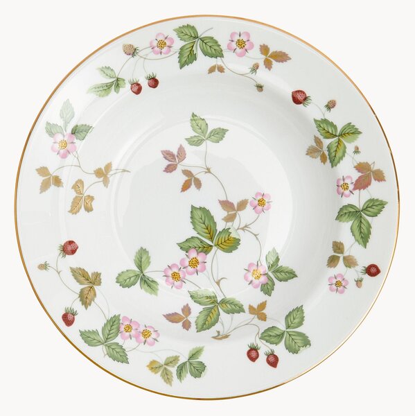 Talerz głęboki z porcelany kostnej Wild Strawberry