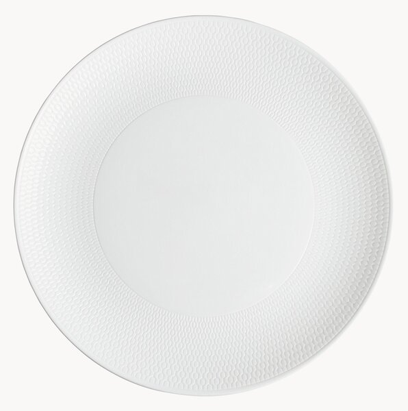 Talerz z porcelany kostnej Gio