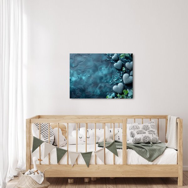 Obraz - Kamienie w kształcie serca (70x50 cm)